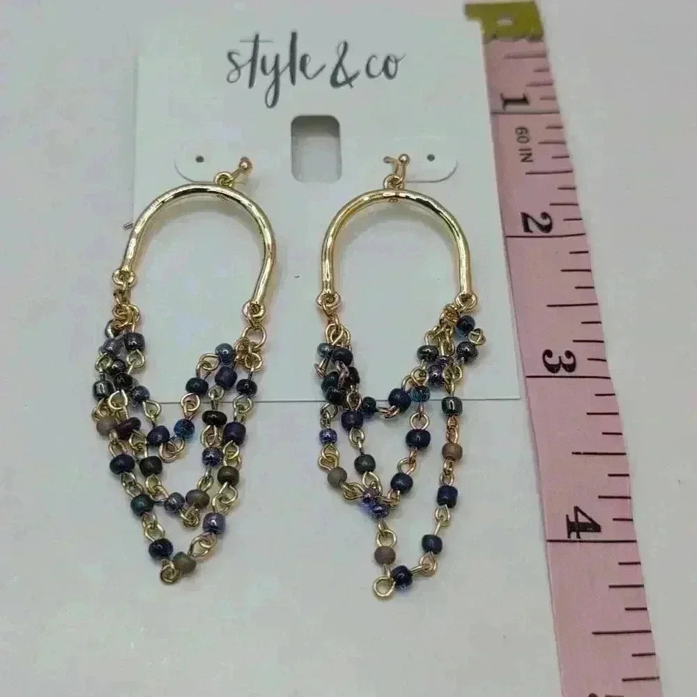 Style & Co statement earrings. - Picture 3 of 5